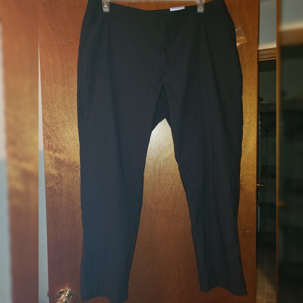 Pinstripe Trousers Brand New Sz 20 Pinstripe Trousers Brand New Sz 20
